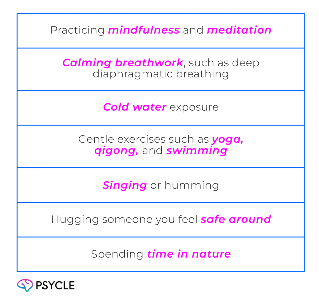 things that calm the nervous system