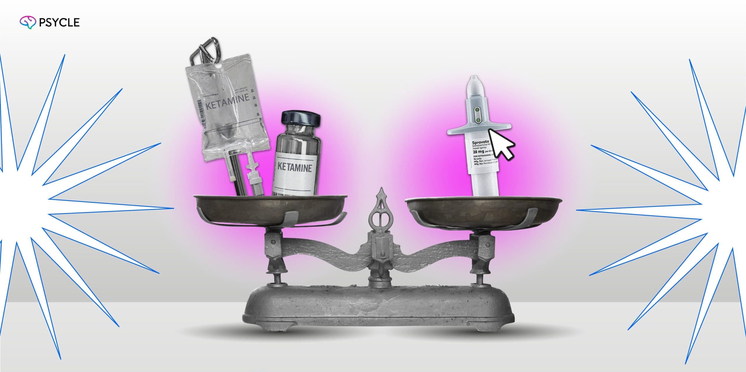 Ketamine Infusion vs. Nasal Spray: Key Differences & Similarities