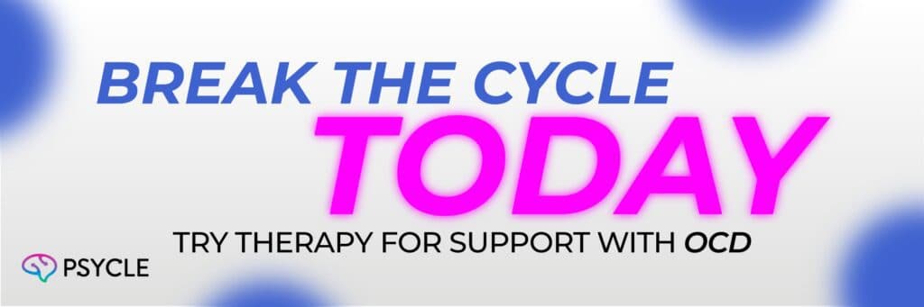 Banner that reads BREAK THE CYCLE TODAY