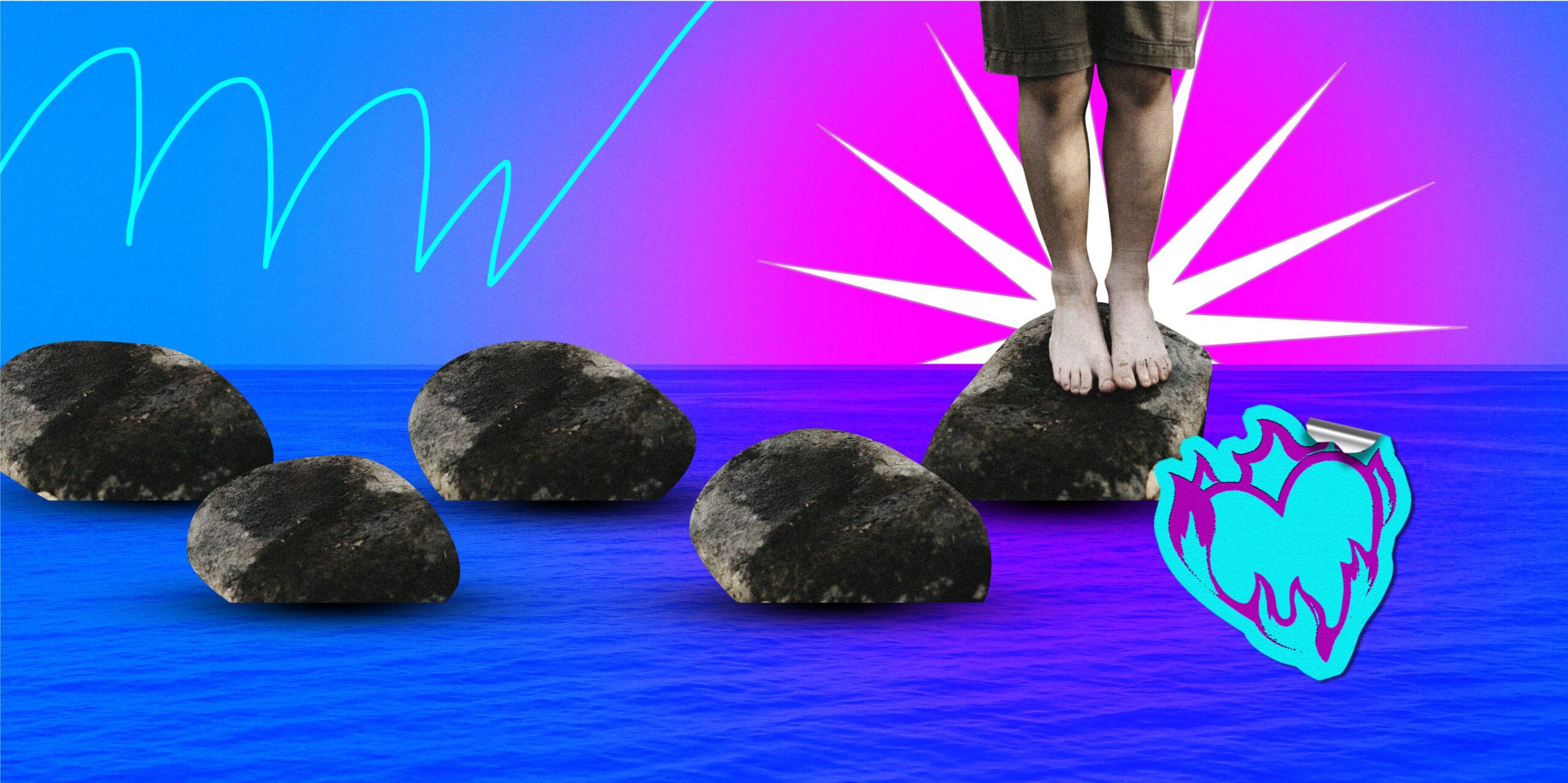 Five stepping stones in a relationship