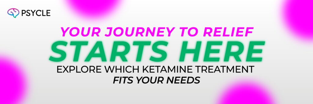 banner highlighting ketamine therapy