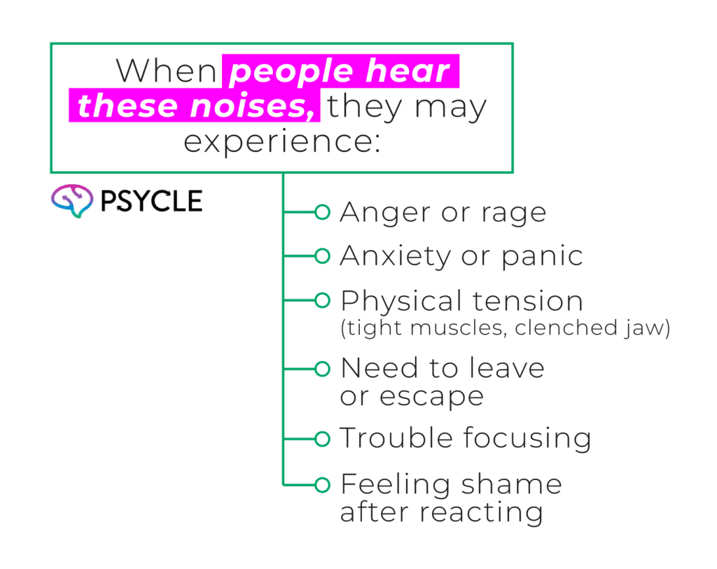 Common signs of misophonia