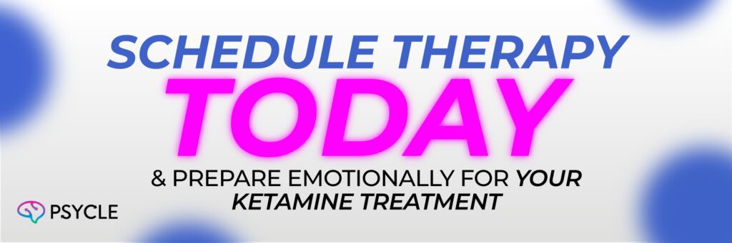 Banner for ketamine therapy