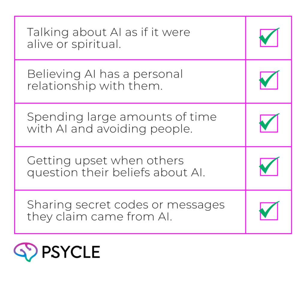 Signs of AI-Fueled Delusions