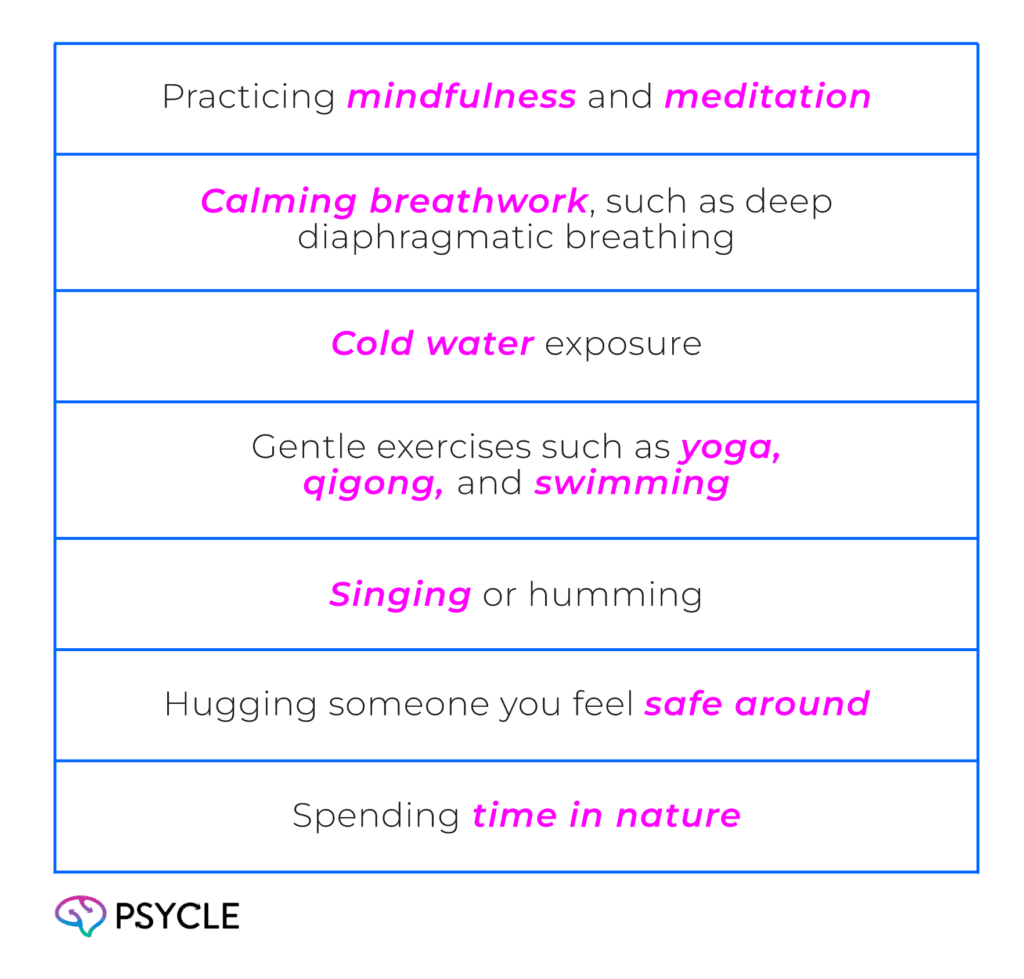 things that calm the nervous system