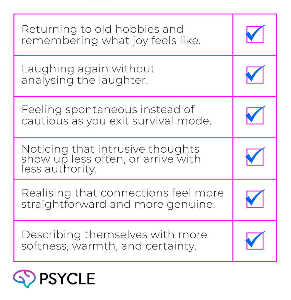 Starting to Feel Like Yourself Again